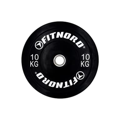 FitNord Bumper Black, Levypainot Bumper 10 kg