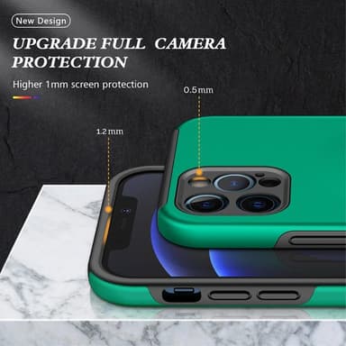 iPhone 14 Pro Sormirengas Sivutuen Hybridikotelo -