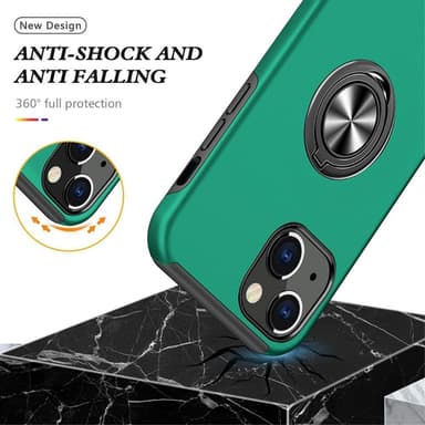 iPhone 14 Sormirengas Kickstand Hybridi Suojakotelo -