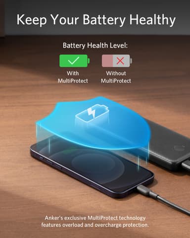 Anker PowerCore Slim 10000 mAh varavirtalähde (musta)