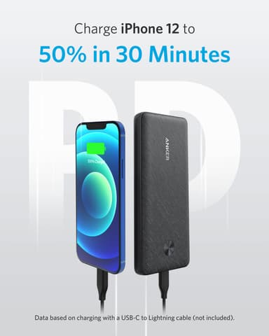 Anker PowerCore Sense 10000mAh varavirtalähde (musta)
