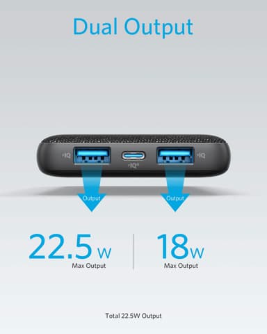 Anker PowerCore Sense 10000mAh varavirtalähde (musta)