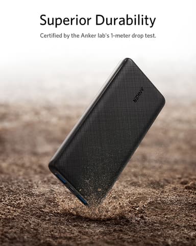 Anker PowerCore Slim 10000 mAh varavirtalähde (musta)