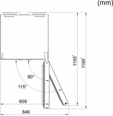 Miele jääkaappipakastin KFN28132DWS