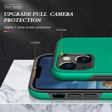 iPhone 14 Sormirengas Kickstand Hybridi Suojakotelo -