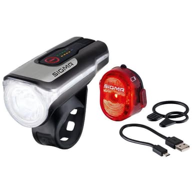 Sigma Aura 80 USB / Nugget II Complete Set, Polkupyörän valot