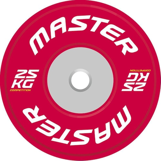Master Fitness Kilpailulevy, Levypainot Bumper 25 kg