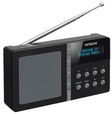 Hitachi DAB/DAB+/FM radio KHD101E (musta)