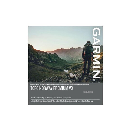 Garmin TOPO Norja Premium v3 Region 3 – Vest Garmin microSD™/SD™ card, Kartat & Ohjelmistot