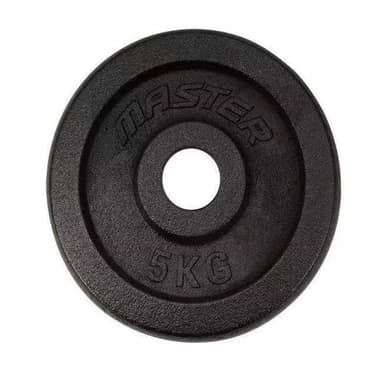 Master Fitness Koulupaino 30 mm, Levypainot Rauta 5 kg