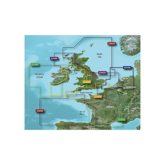 Garmin Skotlanti West Coast microSD™/SD™-kortti: VEU006R, Kartat & Ohjelmistot