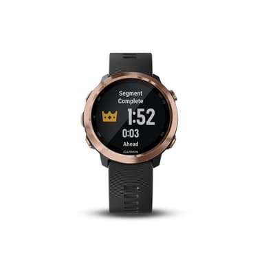 Garmin Roseekultainen mustalla rannekkeella
