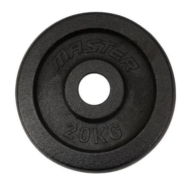 Master Fitness Koulupaino 30 mm, Levypainot Rauta 20 kg