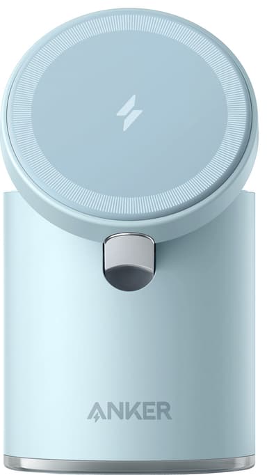 Anker PowerWave Mag-Go 2-in-1 latausasema (sininen)