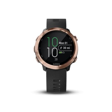 Garmin Roseekultainen mustalla rannekkeella