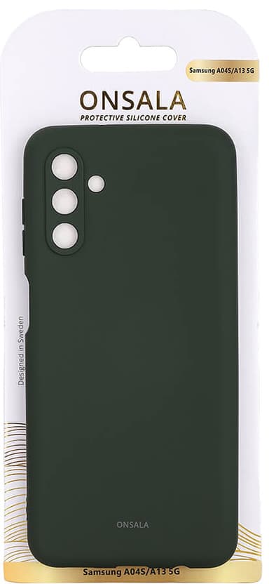 Onsala Silicone Samsung A04s/A13 5G suojakuori (vihreä)