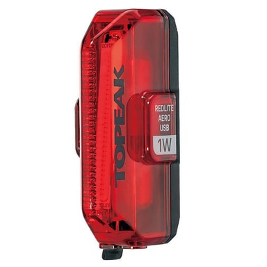 Topeak Redlite Aero USB - Lumière Vélo Arrière 1W Rechargeable Multicolore