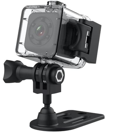 Vedenpitävä minikamera 640x480P, Musta
