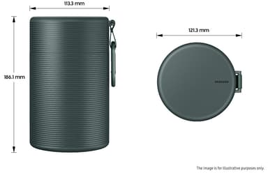 Samsung The Freestyle suojakotelo (tummanvihreä)