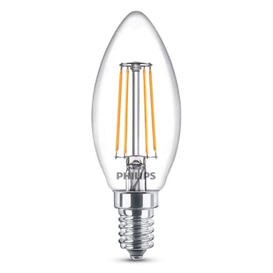 Philips 6 kpl LED E14 Crown 4W (40W) Kirkas 470lm