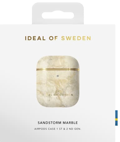 iDeal of Sweden AirPods Gen 1/ 2 suojakuori (Sandstorm Marble)