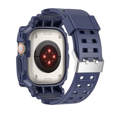 INF Suojakotelo ja ranneke varten Apple Watch Ultra 49mm Tummansininen
