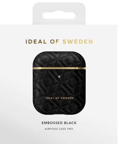iDeal of Sweden AirPods Gen 1/ 2 suojakuori (Embossed Black)