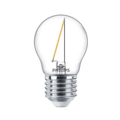 LED E27 pallo 15W kirkas himmennettävä 136lm