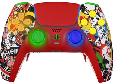 King PS5 Prime Pro langaton peliohjain (punainen)