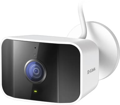 D-Link Mydlink 2k QHD valvontakamera ulkokäyttöön (valkoinen)