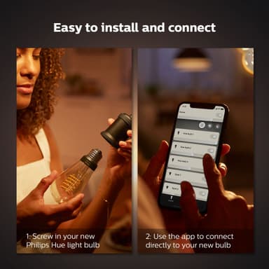 Philips Hue W lamppu 7,2W Filament ST72 E27