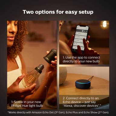 Philips Hue W lamppu 7,2W Filament ST72 E27