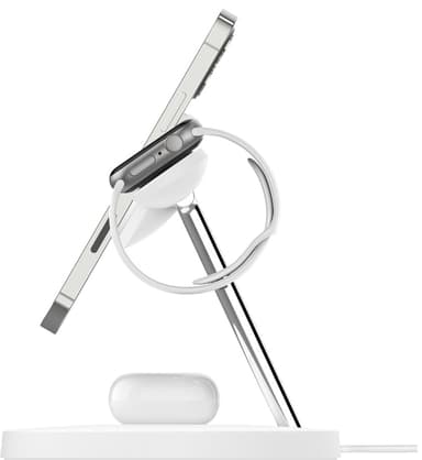 Belkin BoostCharge Pro 3-in-1 langaton laturi (valkoinen)
