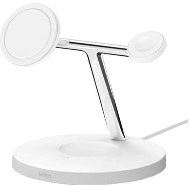 Belkin BoostCharge Pro 3-in-1 langaton laturi (valkoinen)