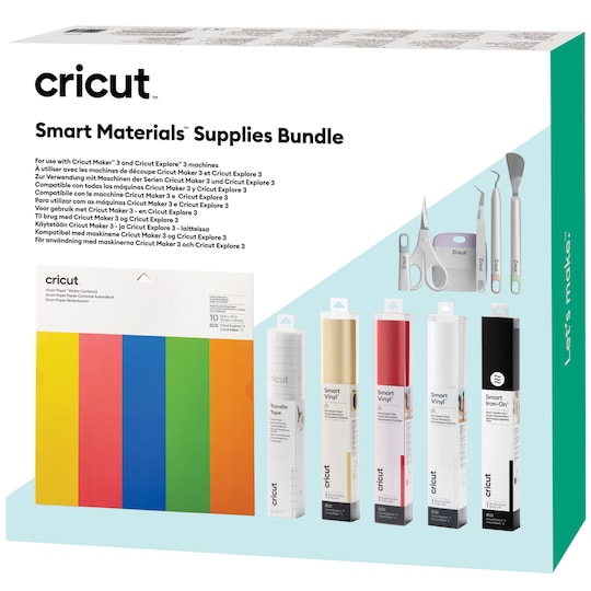 Cricut Smart Materials Supplies Bundle tarvikepakkaus