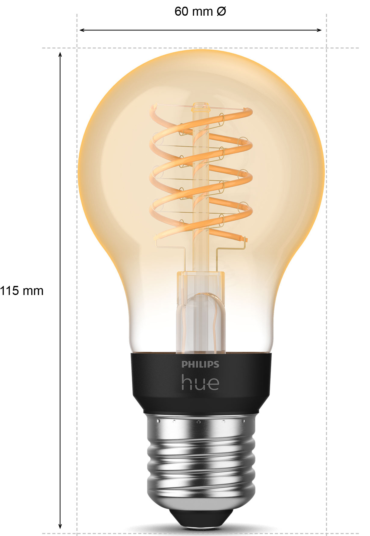 Philips Hue W 7,2W Filament lamppu A60 E27