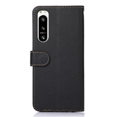 KHAZNEH puhelimen kansi Sony Xperia 5 IV - musta-punainen
