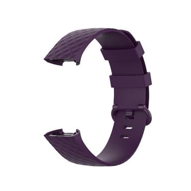 Armband Fitbit Charge4 / Charge3 L Mörklila