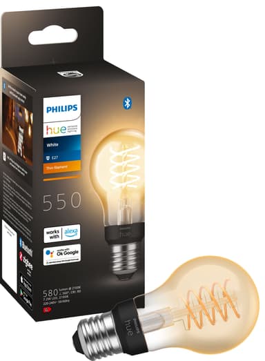 Philips Hue W 7,2W Filament lamppu A60 E27