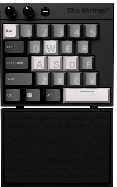 The Shrimp Model 1 mekaaninen pelinäppäimistö (Monochrome)