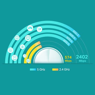 TP-Link Deco X60 V3.2 mesh WiFi 6 reititin (3 kpl)