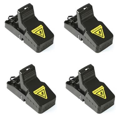 Mouse Traps Indoor 4-Pack Musta L