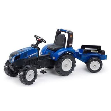 Falk Traktori peräkärryllä New Holland