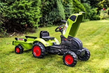 Falk Traktori peräkärryllä FALK Claas