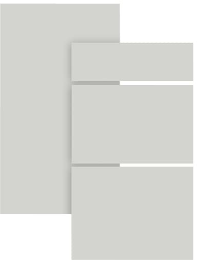 Epoq Trend Grey White kaapinovi keittiöön 50x22