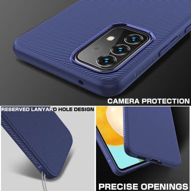 SKALO Samsung A53 5G Twill TPU kuori - - Sininen