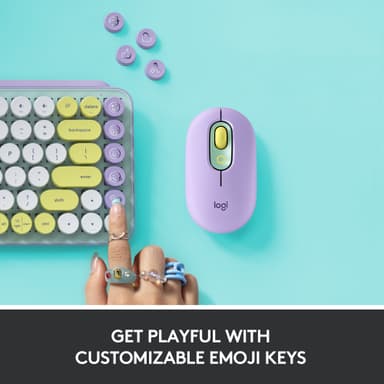 Logitech Pop Keys Wireless langaton näppäimistö (Daydream Mint)