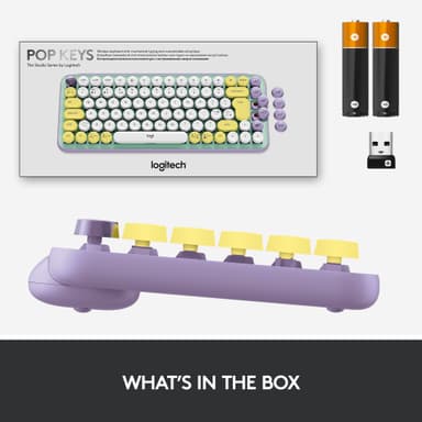 Logitech Pop Keys Wireless langaton näppäimistö (Daydream Mint)