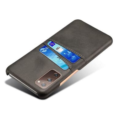 SKALO Samsung S20 FE PU-nahkainen Korttikotelo - Musta