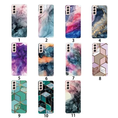 SKALO Samsung S22+ Marmori TPU kuori - #3 - #3